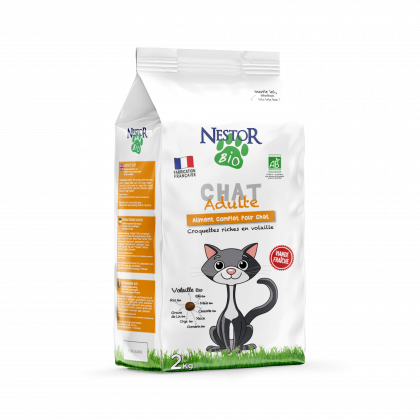 CROQUETTES BIO POUR CHAT - 2 Kg