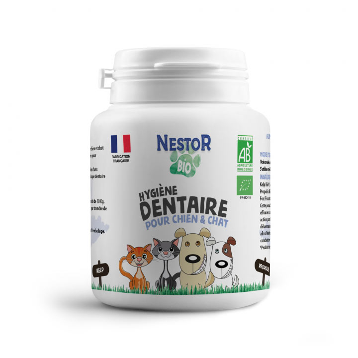 "HYGIENE DENTAIRE" pour chien et chat - Poudre en pot de 100g