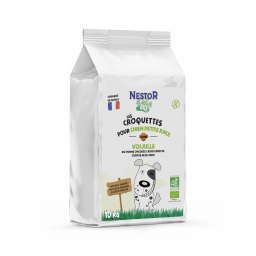 CROQUETTES BIO POUR CHIEN DE PETITE RACE  10 KILOS