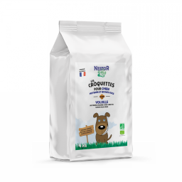 CROQUETTES BIO POUR CHIEN DE MOYENNE ET GRANDE RACE - Sac de 4 Kg