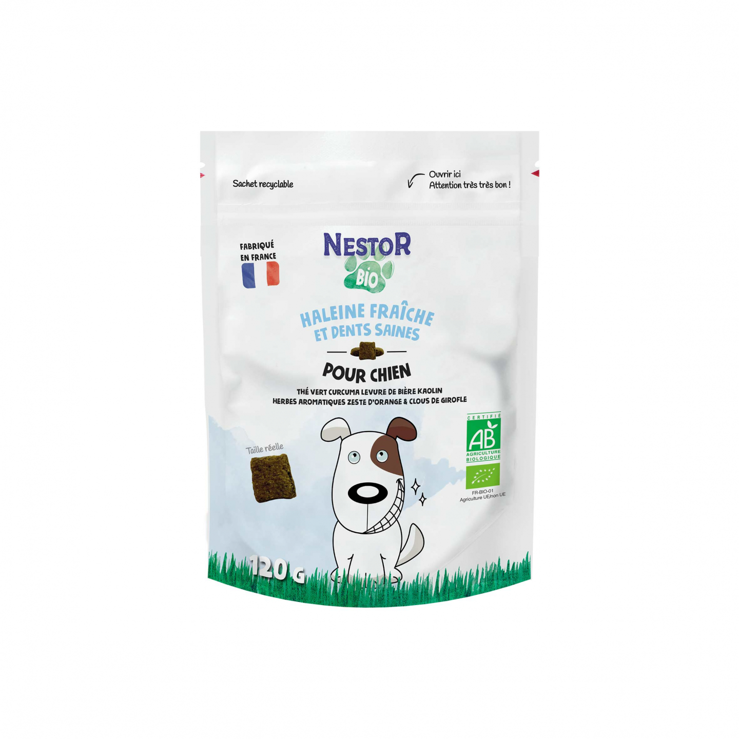 friandise bio haleine fraîche pour chien